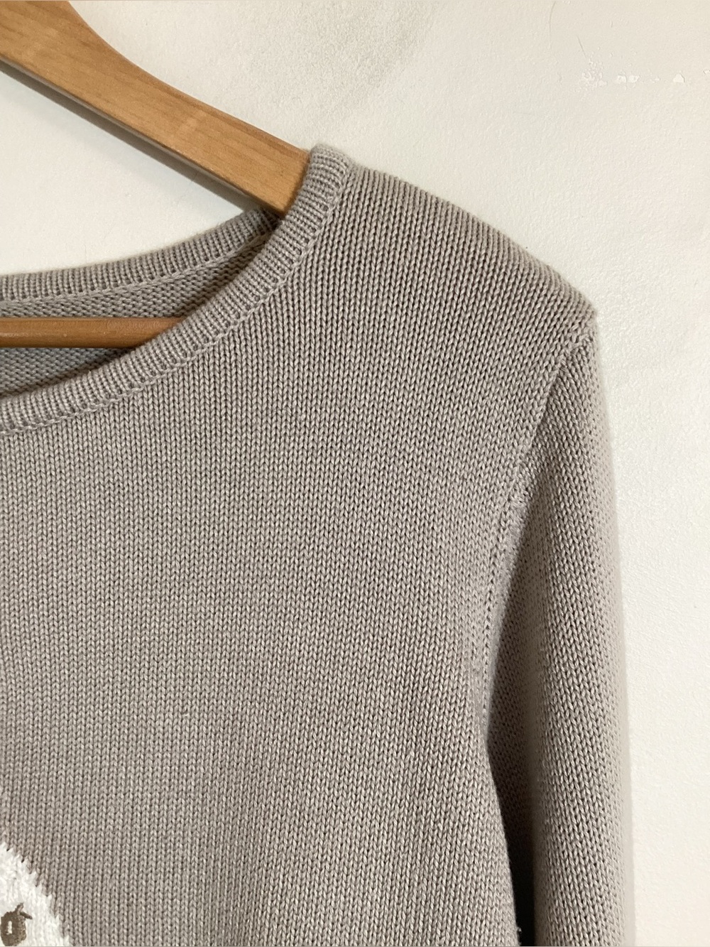 Coldwater Creek Knit Bunny Sweater Size XL - Picture 6 of 14